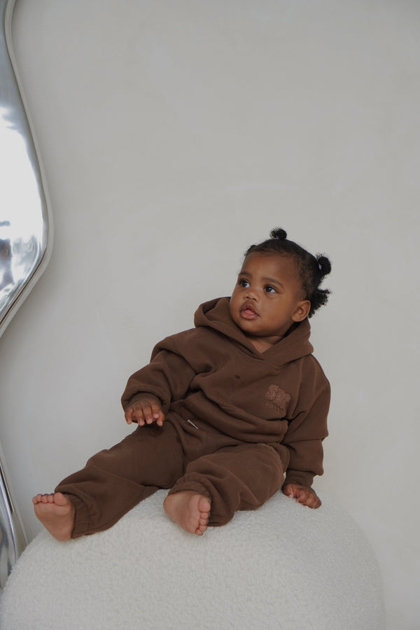 Cosy Club 2.0 Kids Lounge Set in Chocolate by Skylaroseco