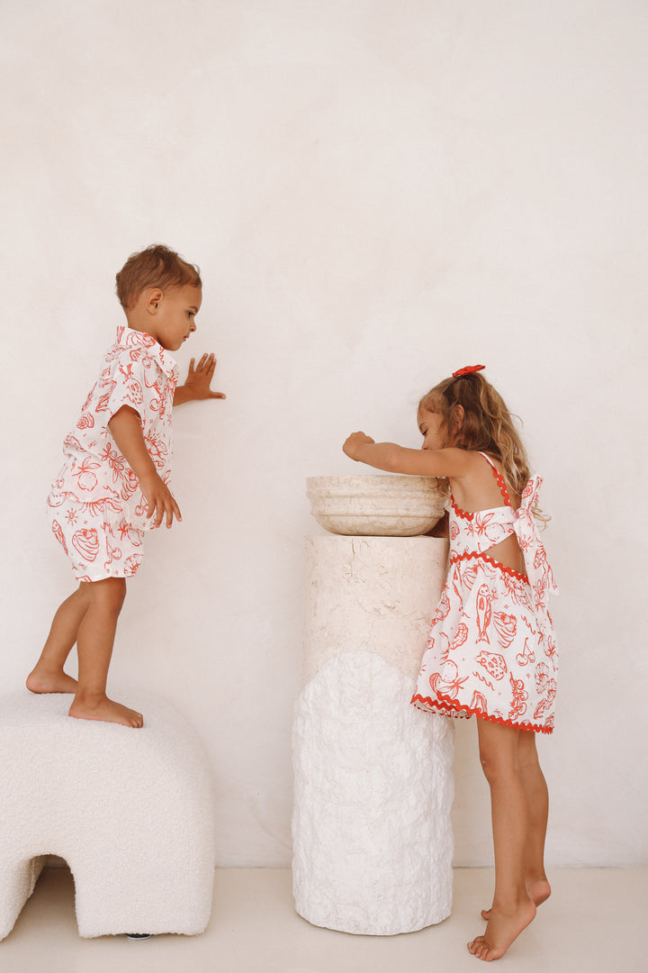 Kids Linen Set - Coastline