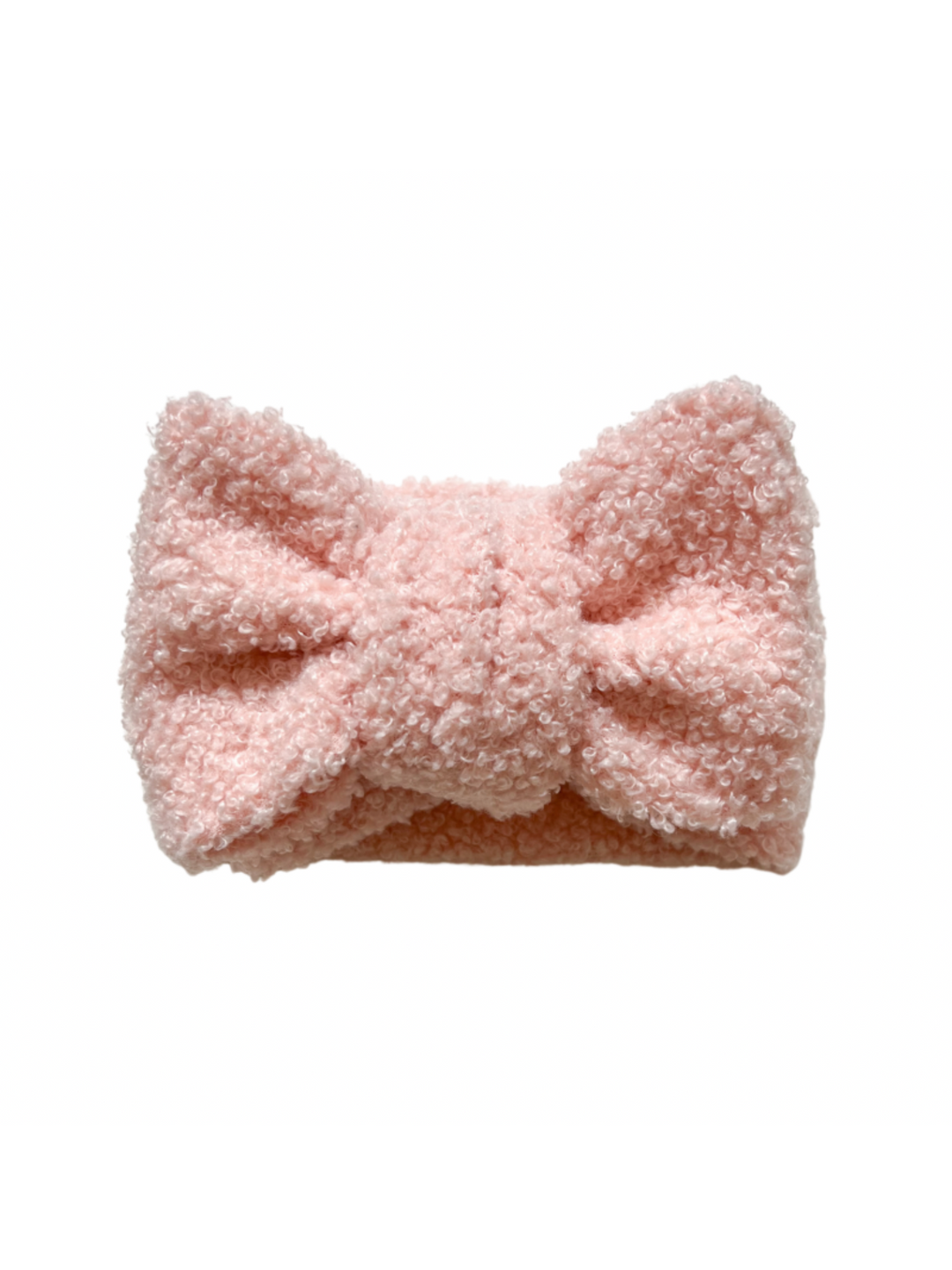 Oversized Teddy Bow - Baby Pink