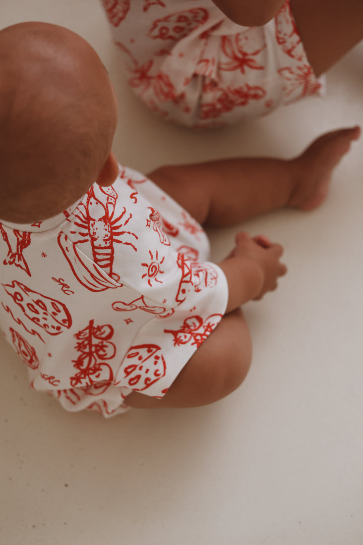 Coastline Oversized Tee Romper