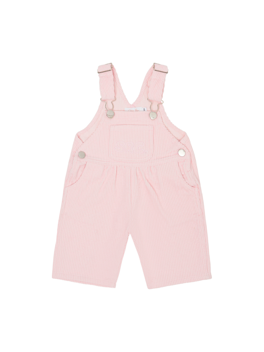 Corduroy Overalls - Baby Pink