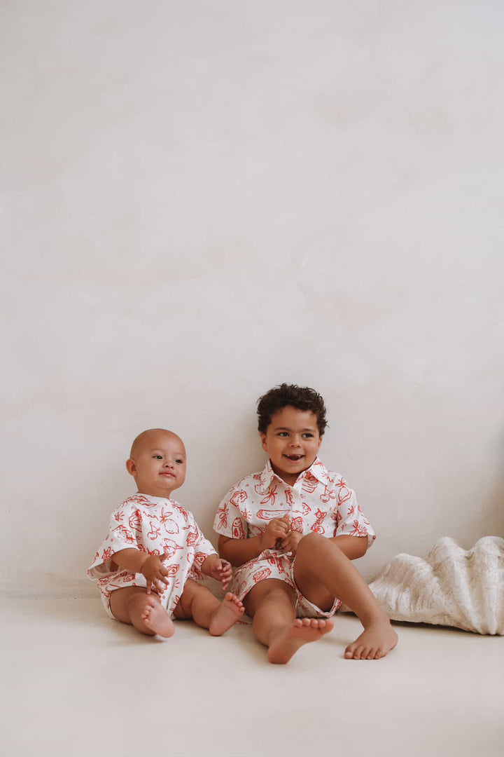 Coastline Oversized Tee Romper