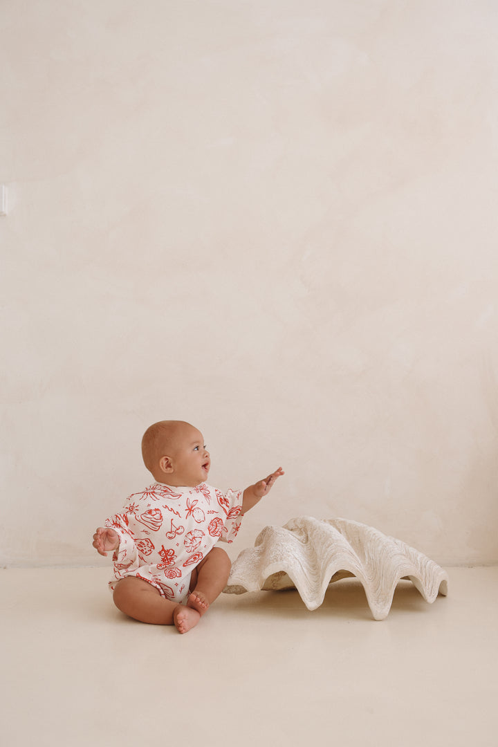 Coastline Oversized Tee Romper