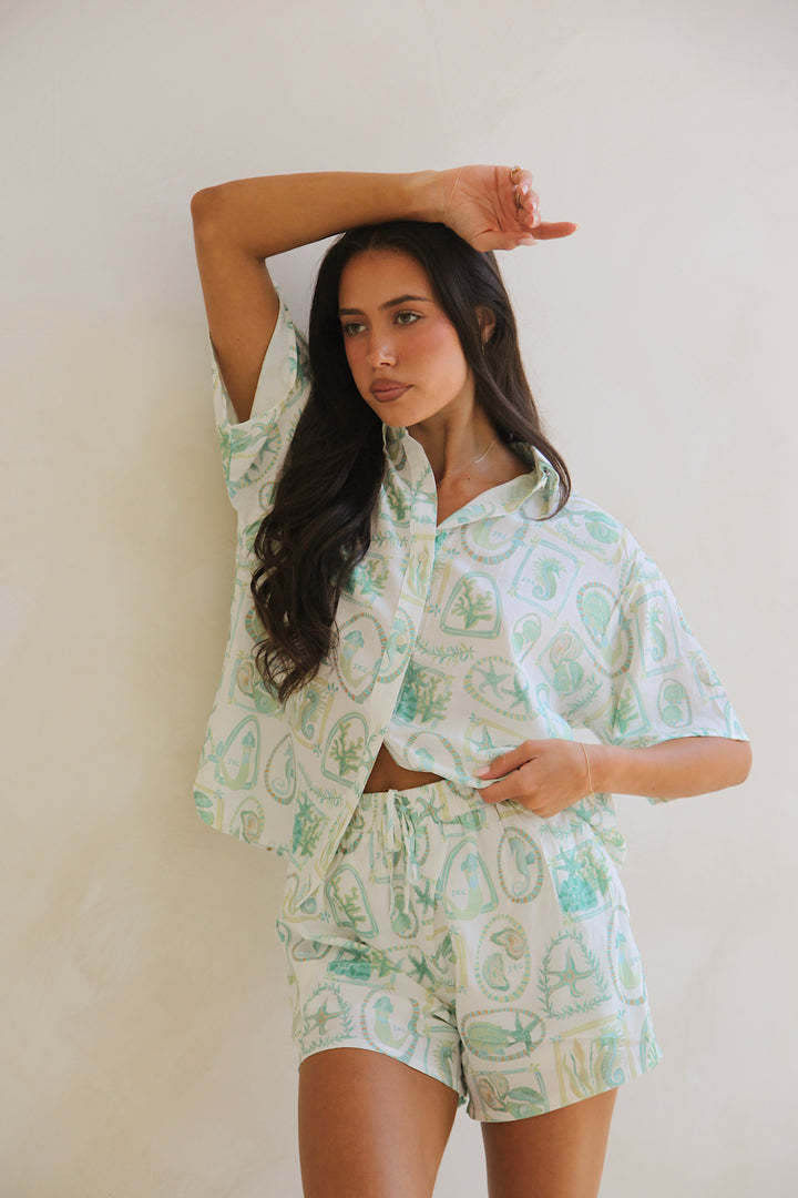 Adults Linen Shorts - Paradiso