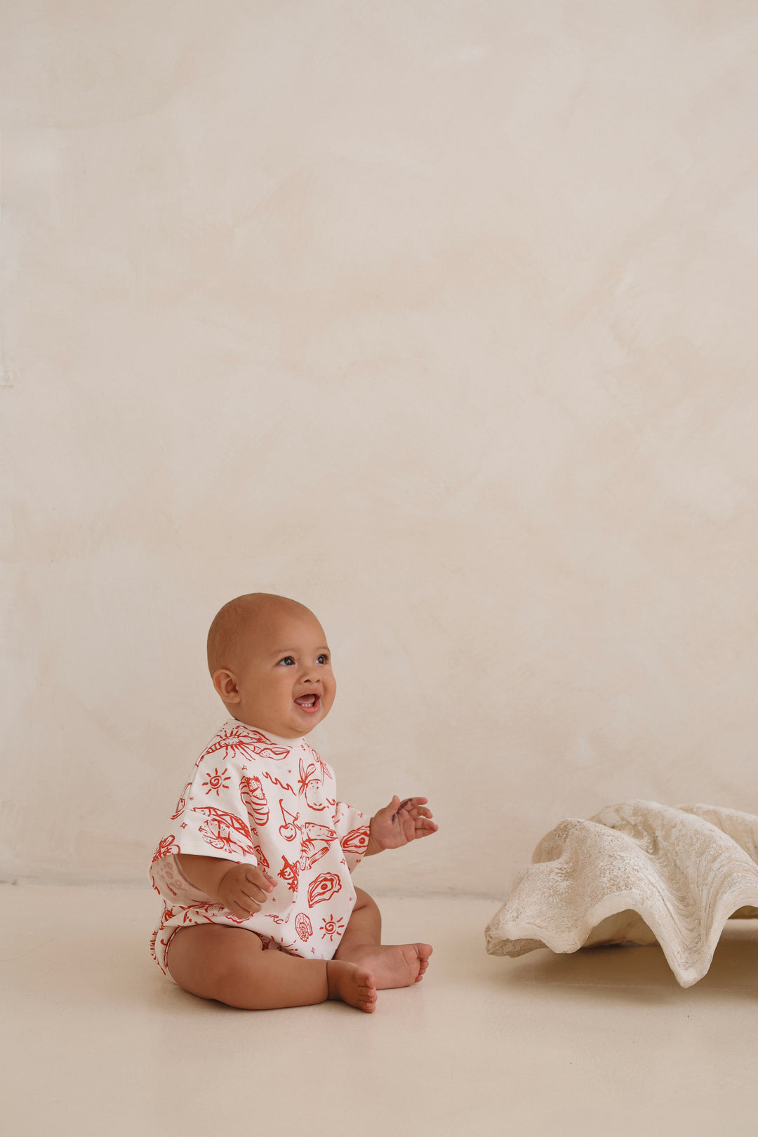 Coastline Oversized Tee Romper