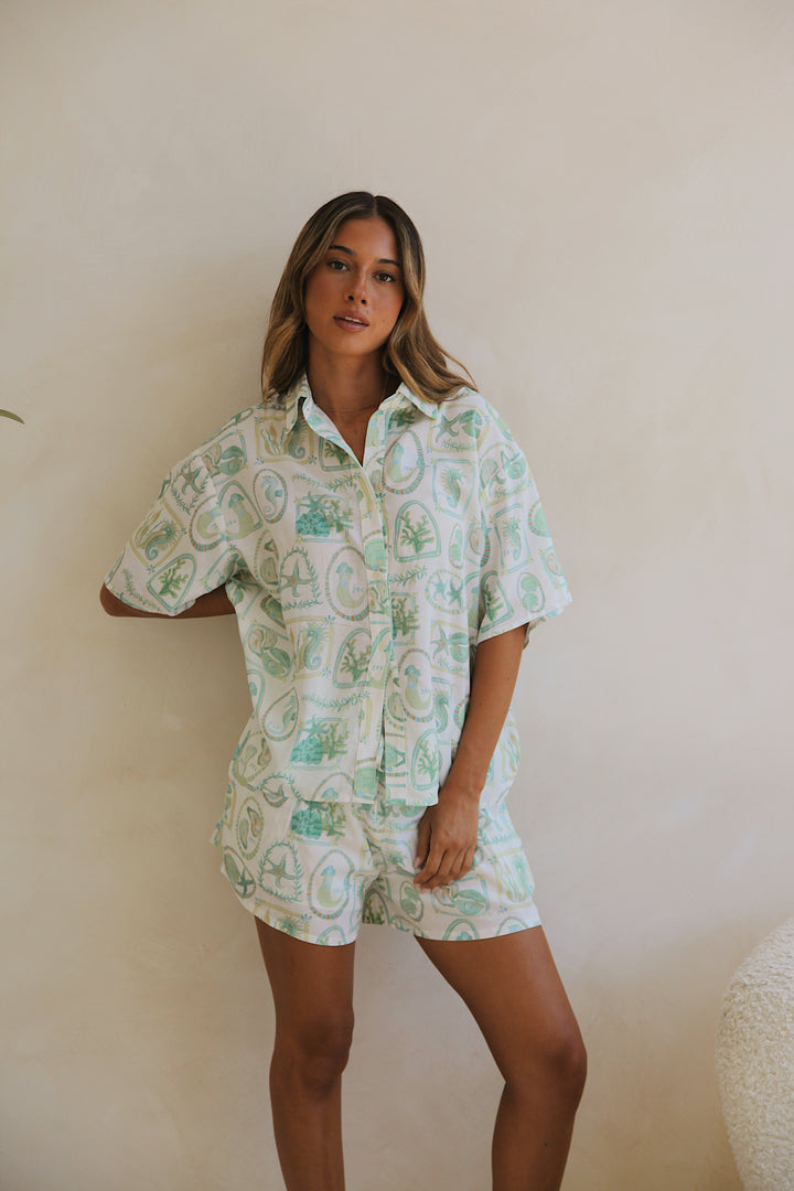 Adults Linen Shirt - Paradiso