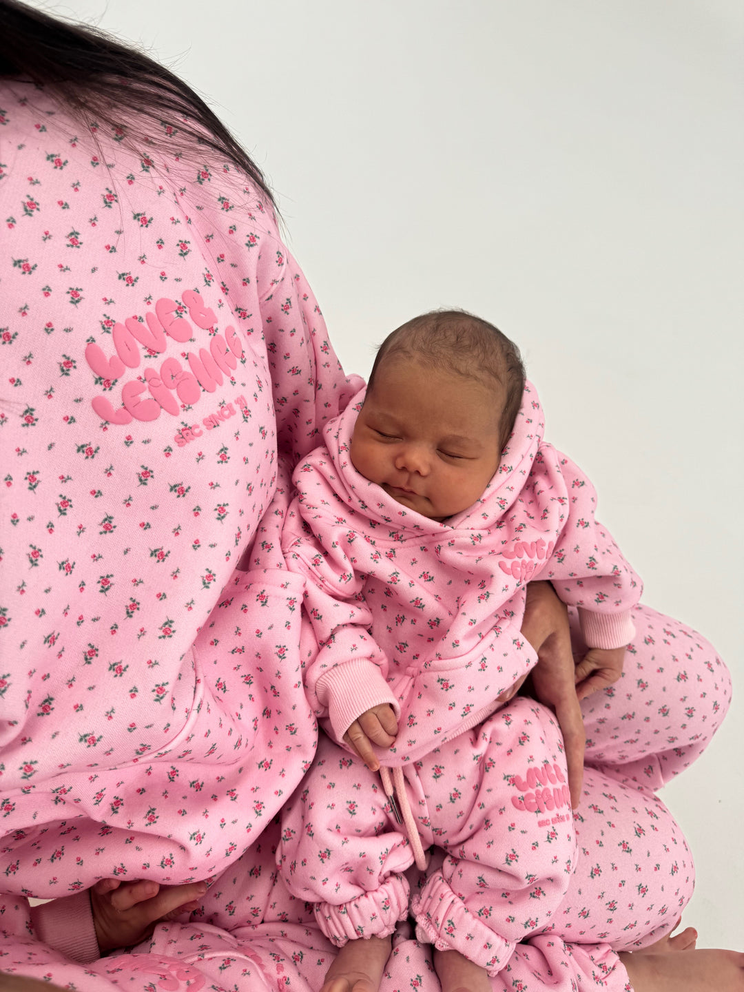 Love & Leisure Kids Lounge Hoodie + Sweatpants Set - Floral Fantasy