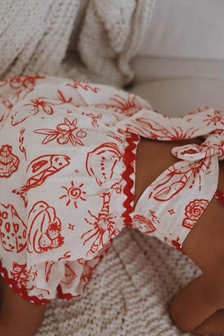 Solenne Linen Dress - Coastline