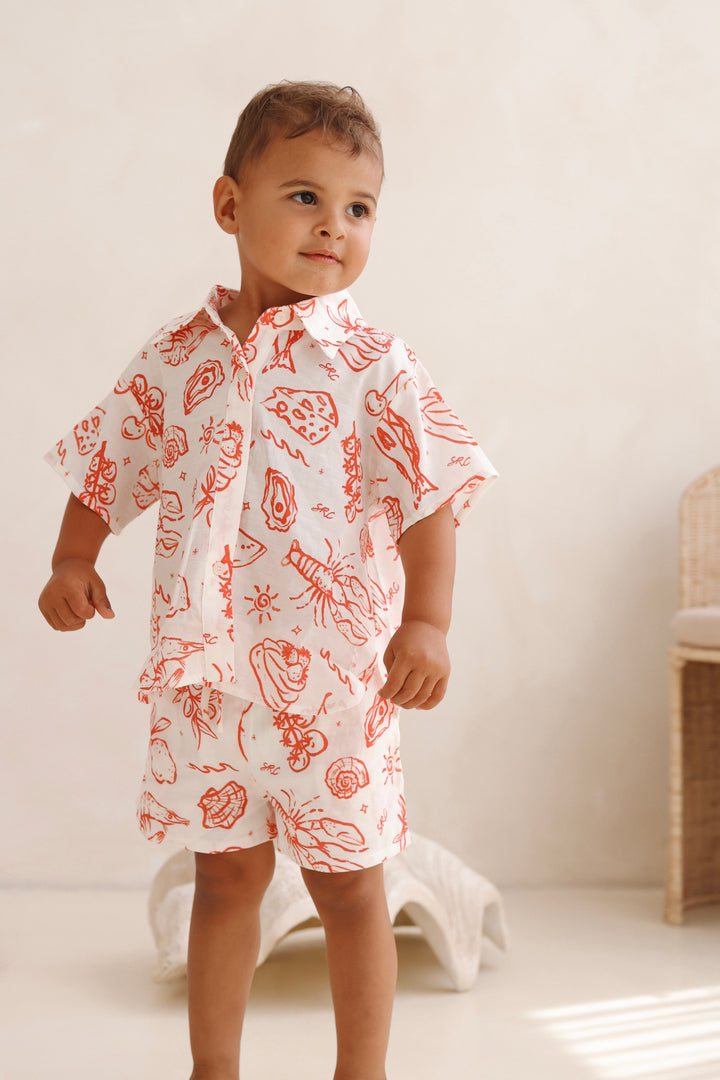 Kids Linen Set - Coastline