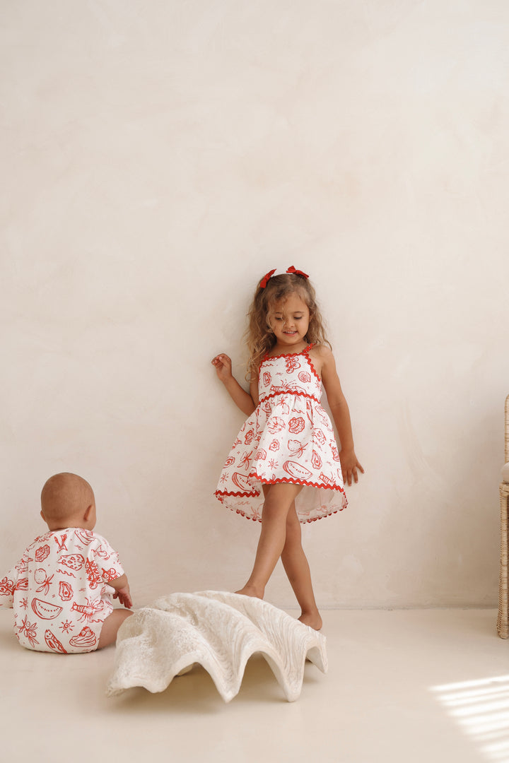 Solenne Linen Dress - Coastline