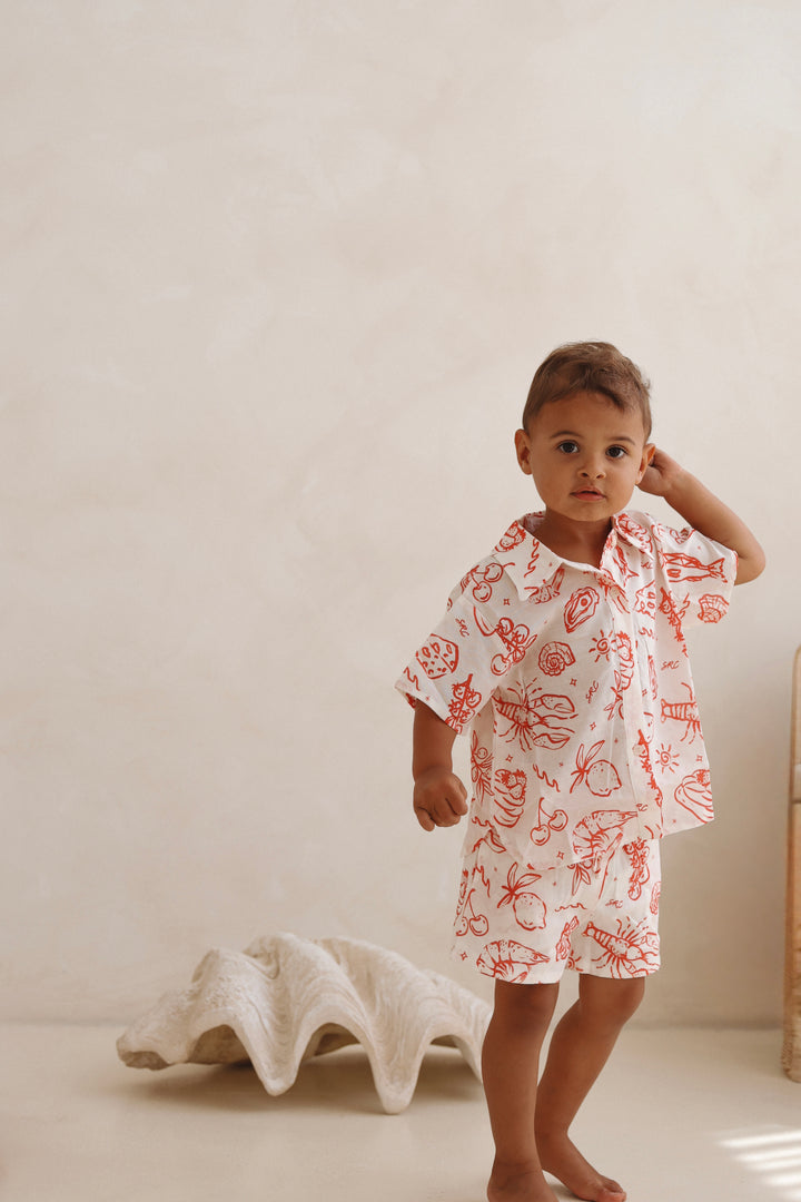 Kids Linen Set - Coastline