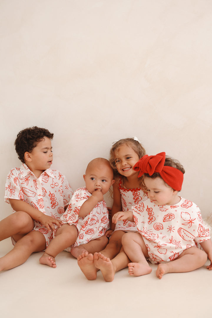 Coastline Oversized Tee Romper