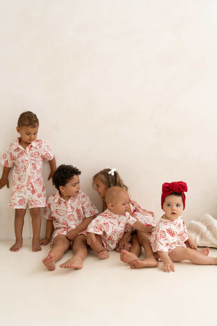 Kids Linen Set - Coastline