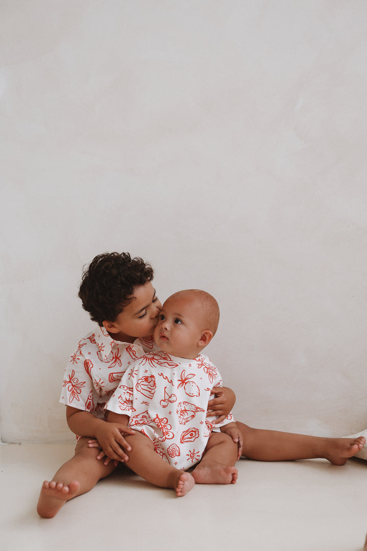 Coastline Oversized Tee Romper