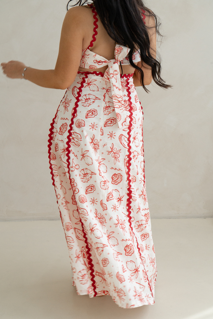 Maya Maxi Dress - Coastline