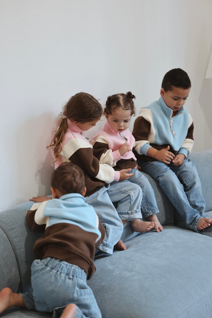 Kids Retro Oversized Pullover 2.0 - Aspen