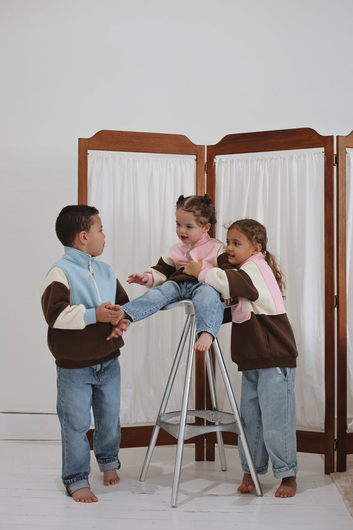 Kids Retro Oversized Pullover 2.0 - Aspen
