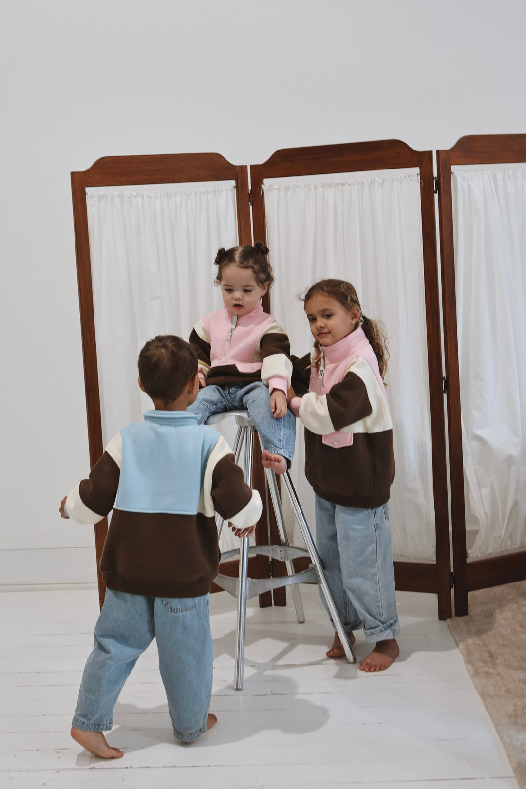 Kids Retro Oversized Pullover 2.0 - Aspen