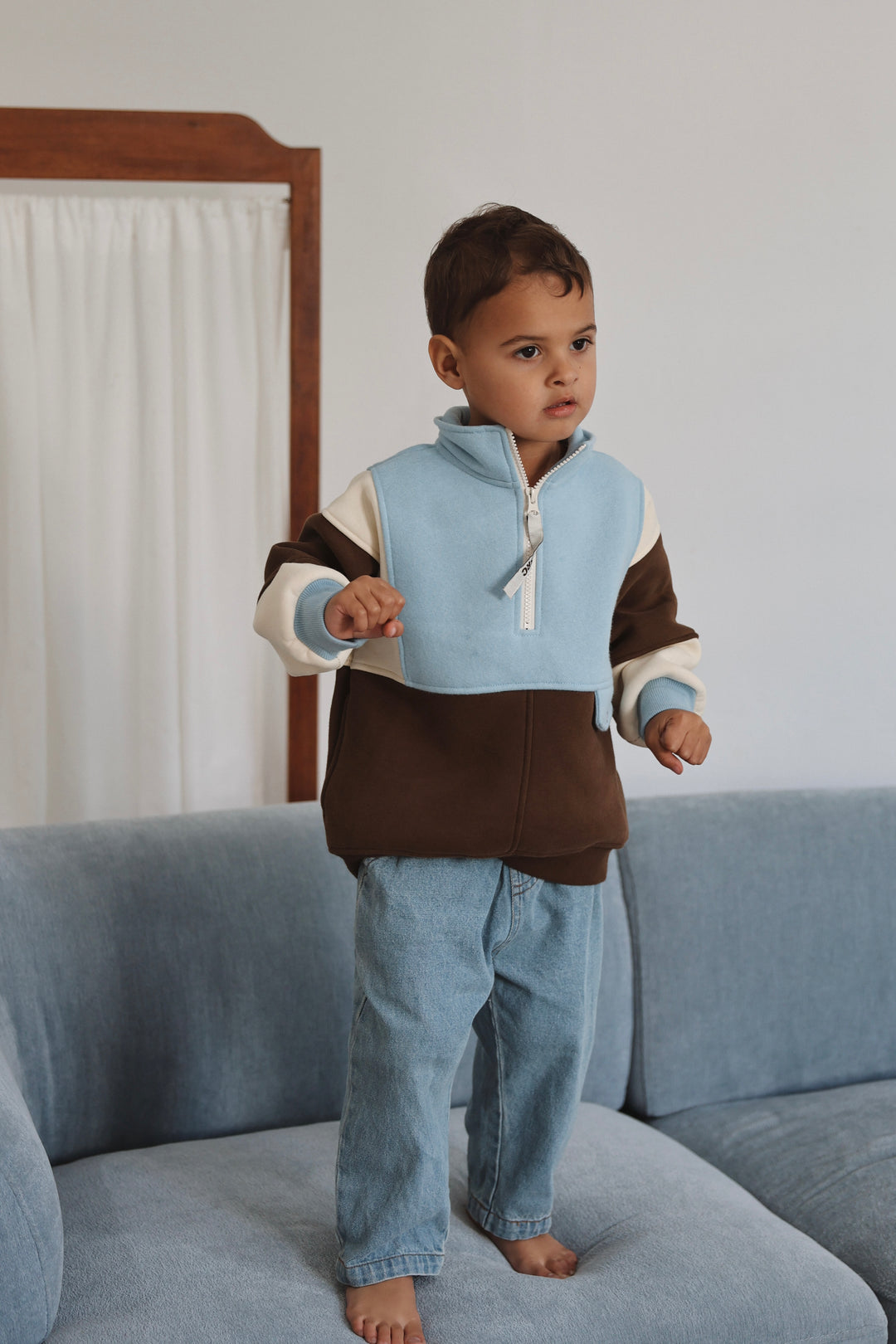 Kids Retro Oversized Pullover 2.0 - Aspen