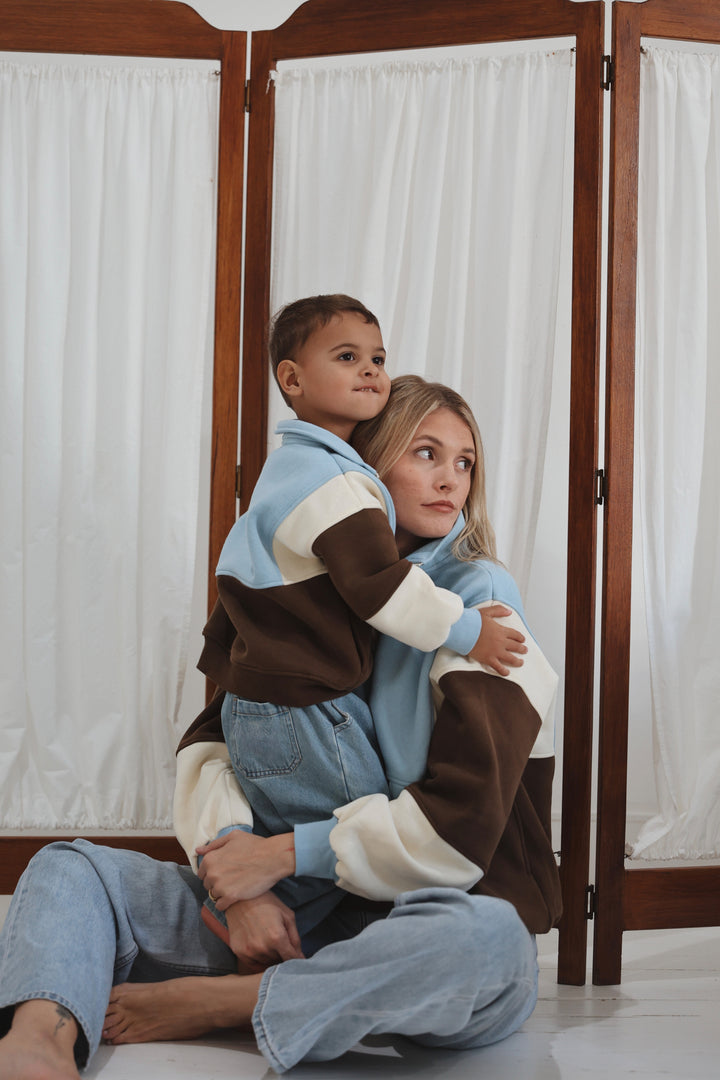 Kids Retro Oversized Pullover 2.0 - Aspen
