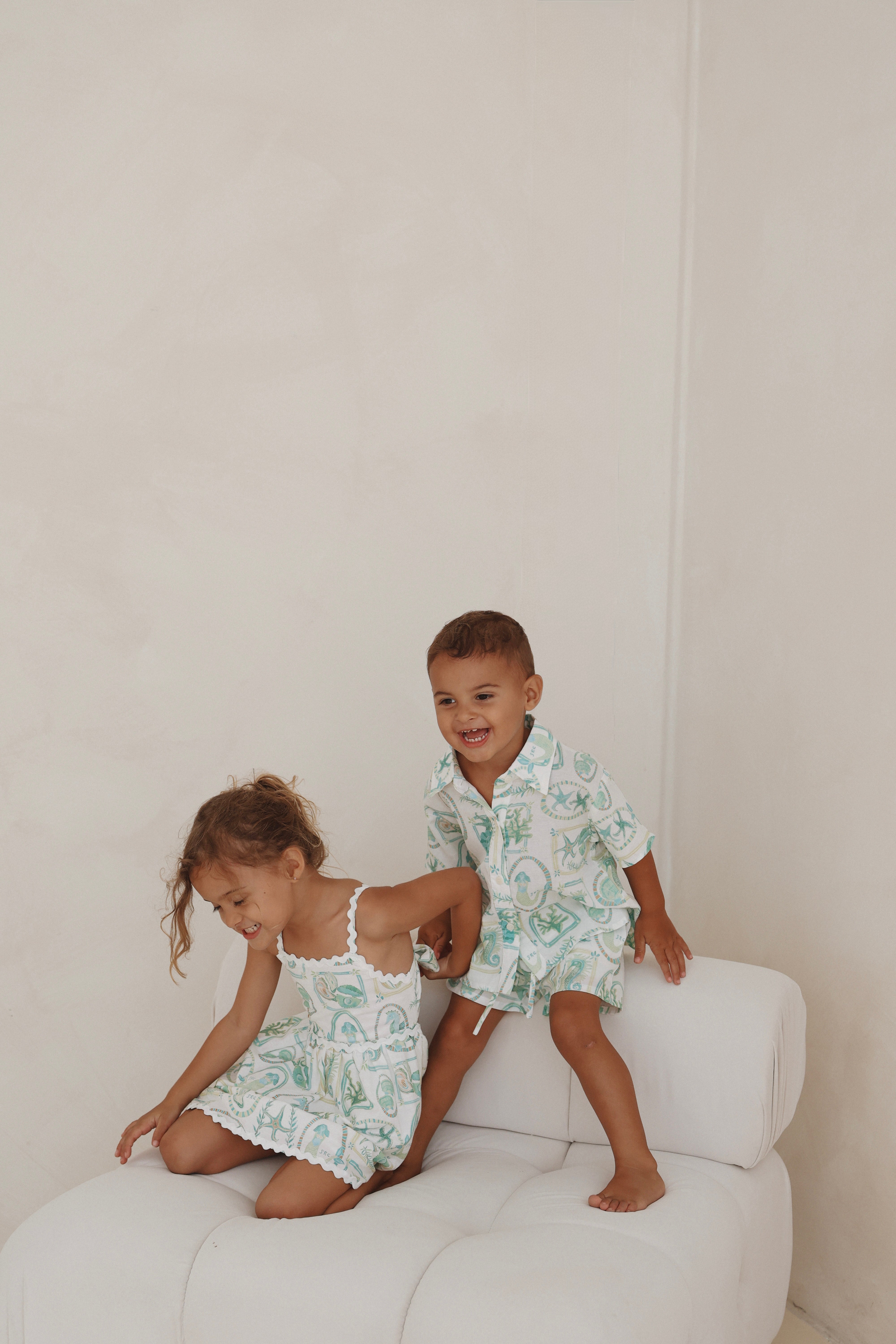 Kids Linen Set - Paradiso – skylaroseco