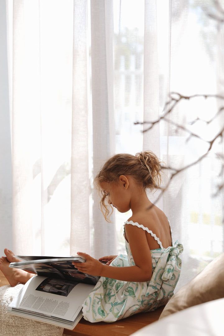 Solenne Linen Dress - Paradiso