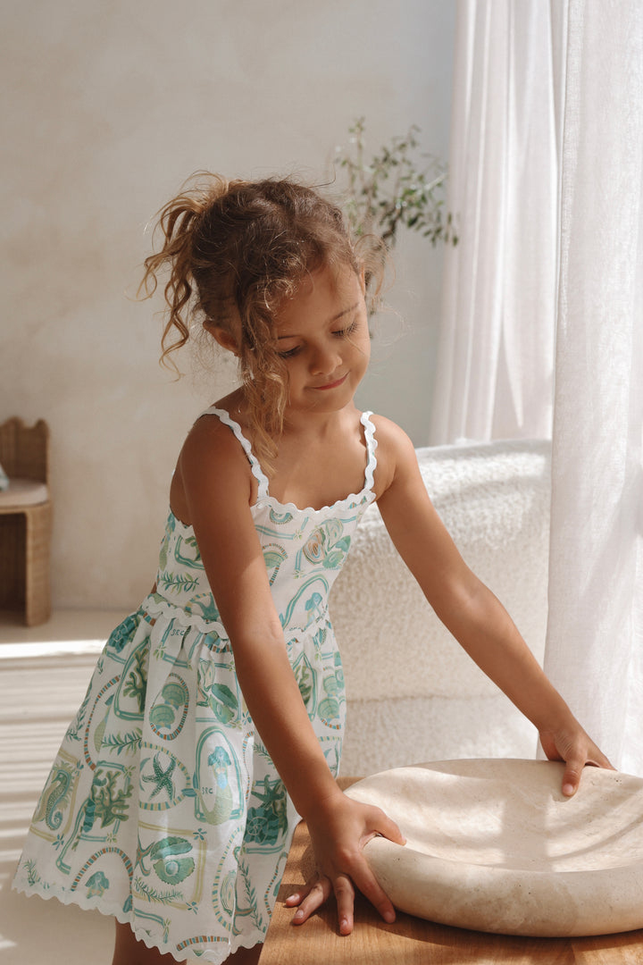 Solenne Linen Dress - Paradiso