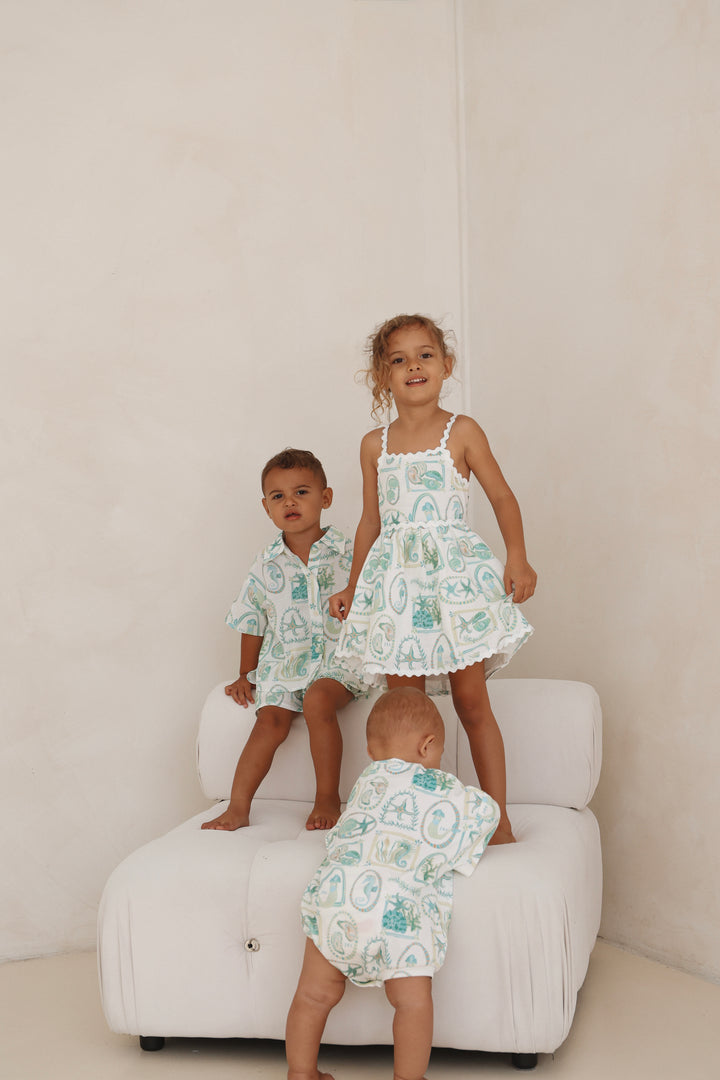 Solenne Linen Dress - Paradiso