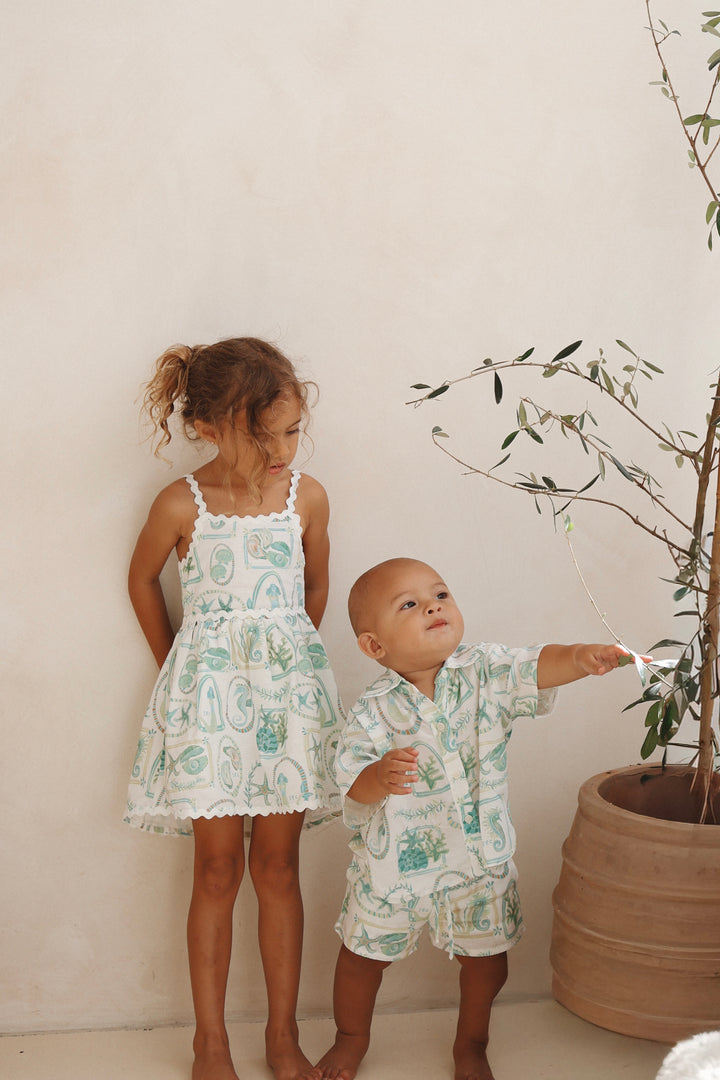 Solenne Linen Dress - Paradiso