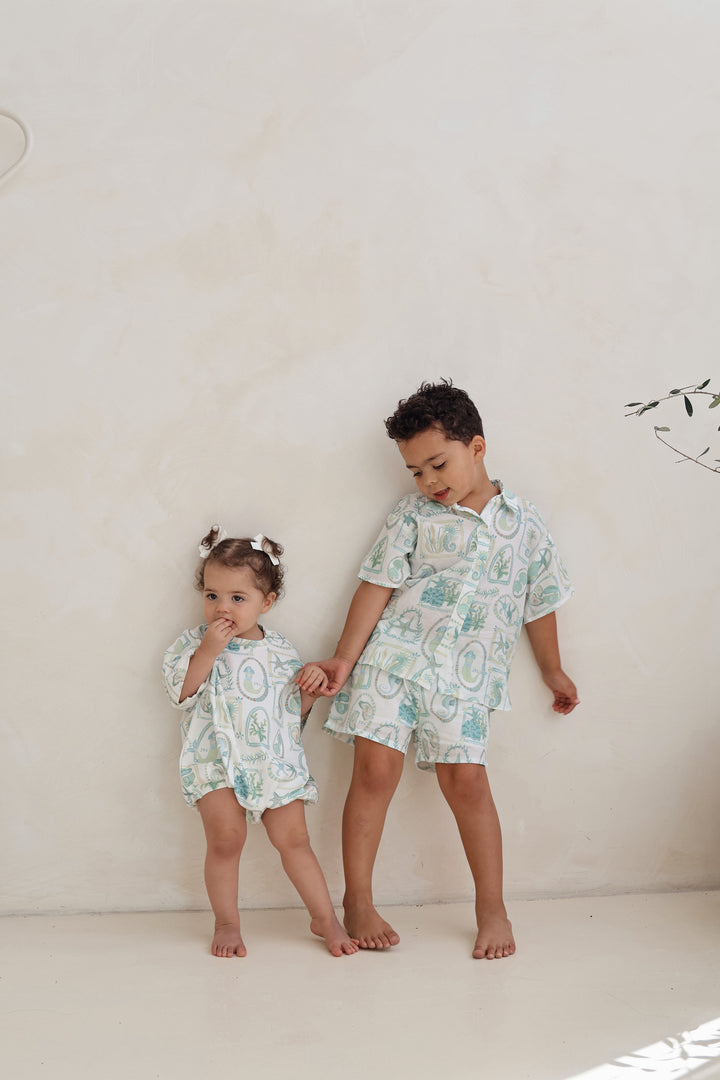 Oversized Tee Romper - Paradiso