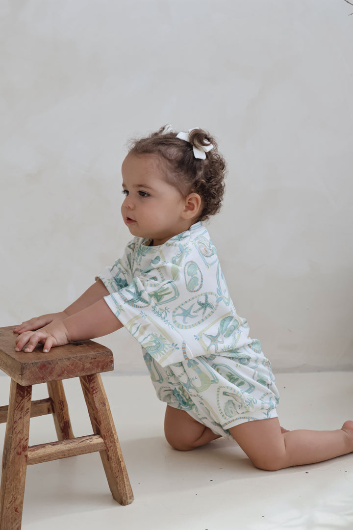 Oversized Tee Romper - Paradiso