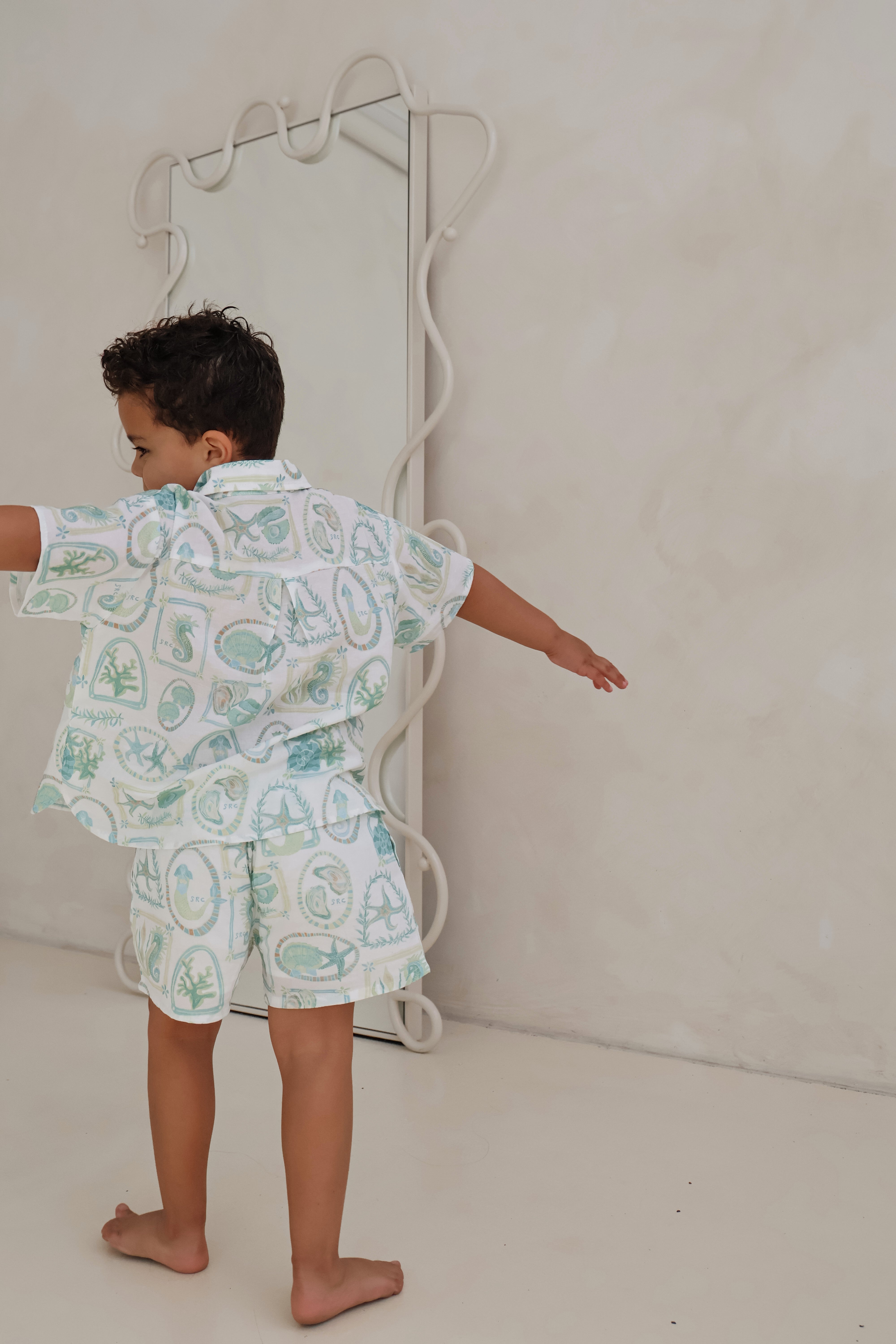 Kids Linen Set - Paradiso – skylaroseco