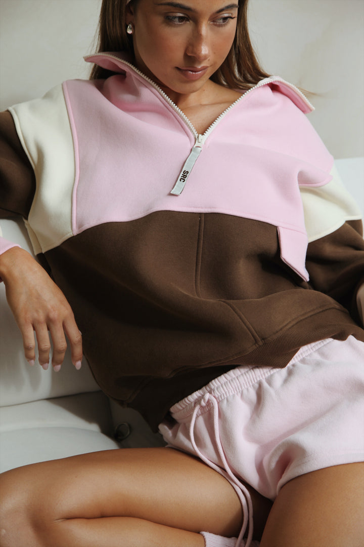 Retro Oversized Pullover 2.0 - Sienna