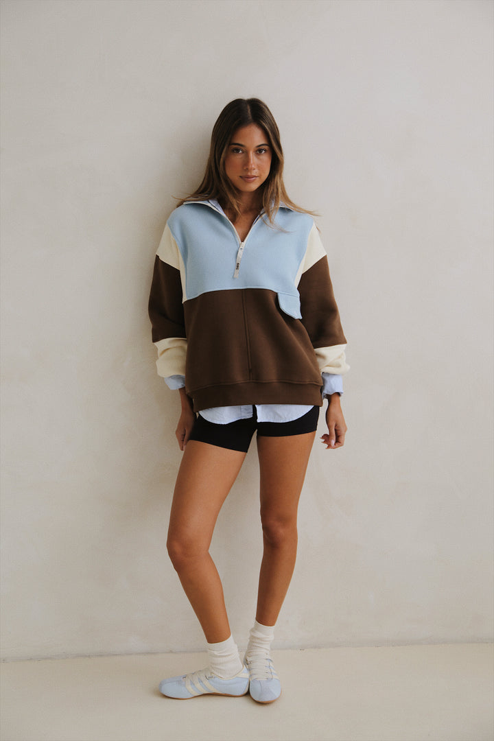 Retro Oversized Pullover 2.0 - Aspen