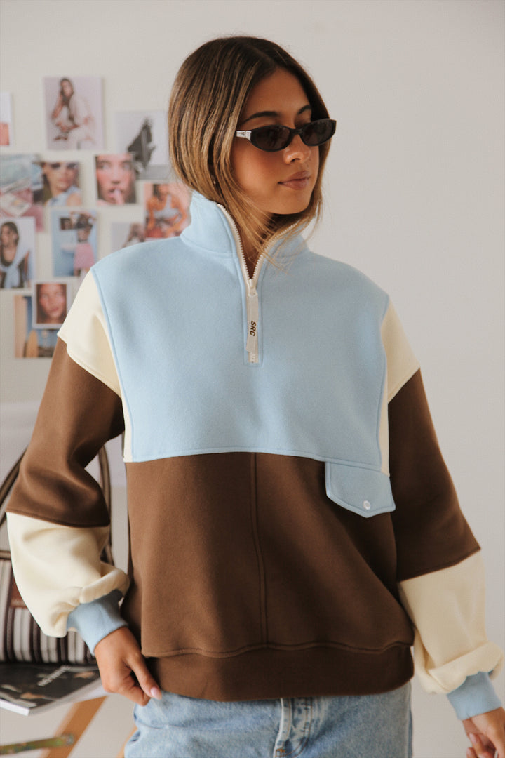 Retro Oversized Pullover 2.0 - Aspen