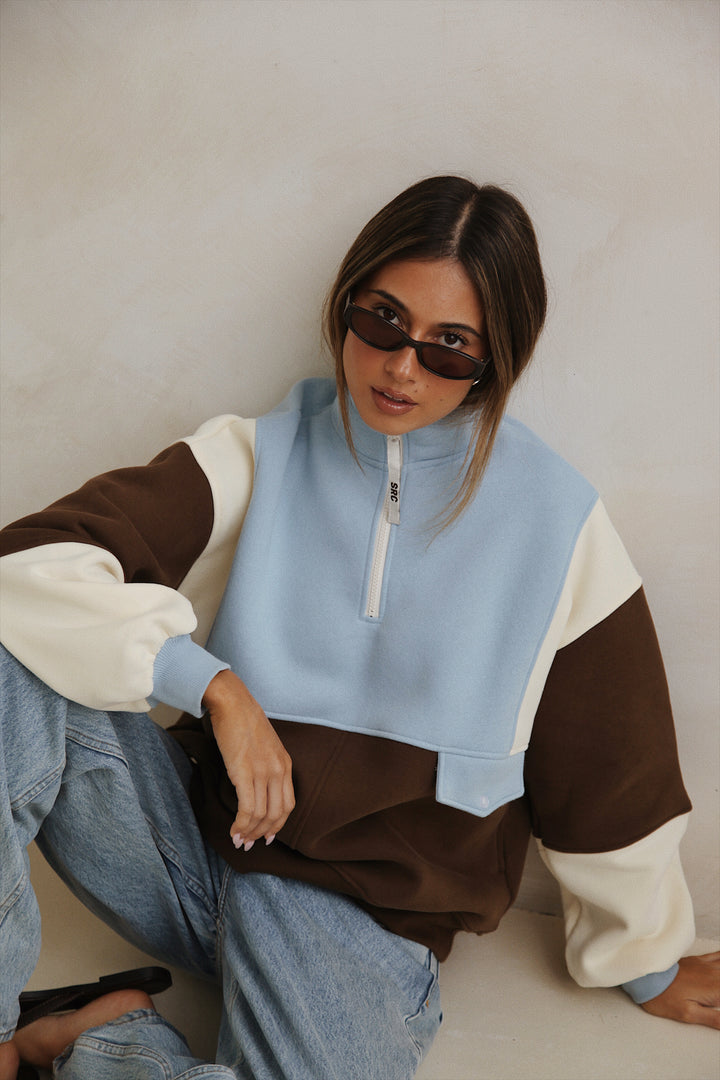 Retro Oversized Pullover 2.0 - Aspen