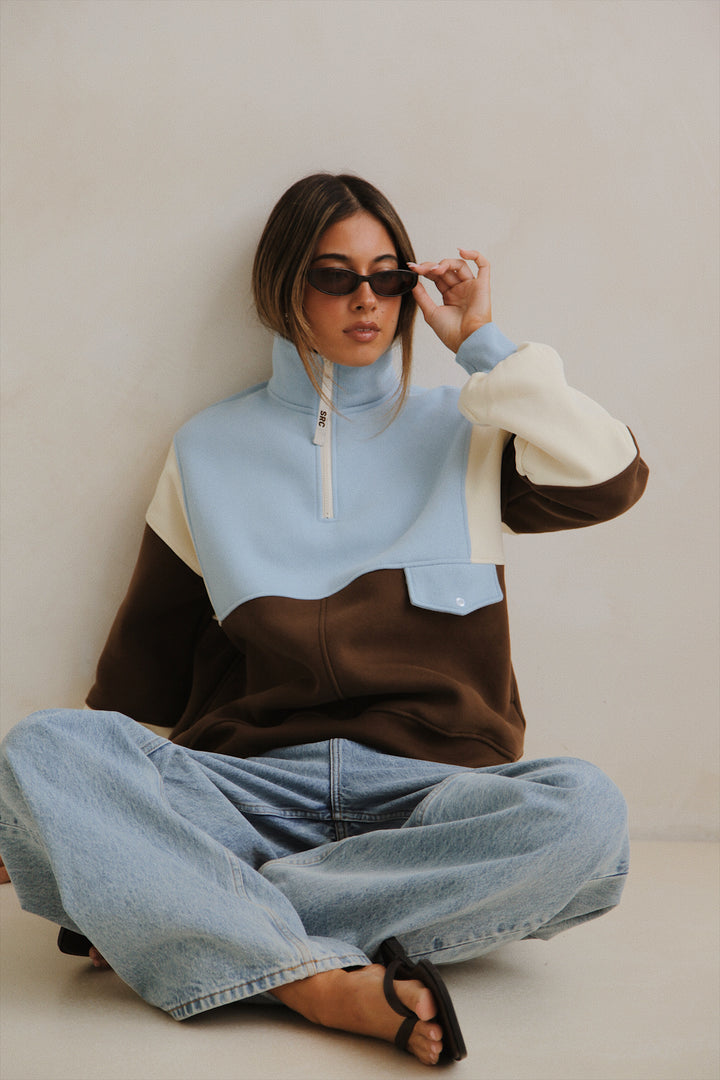 Retro Oversized Pullover 2.0 - Aspen