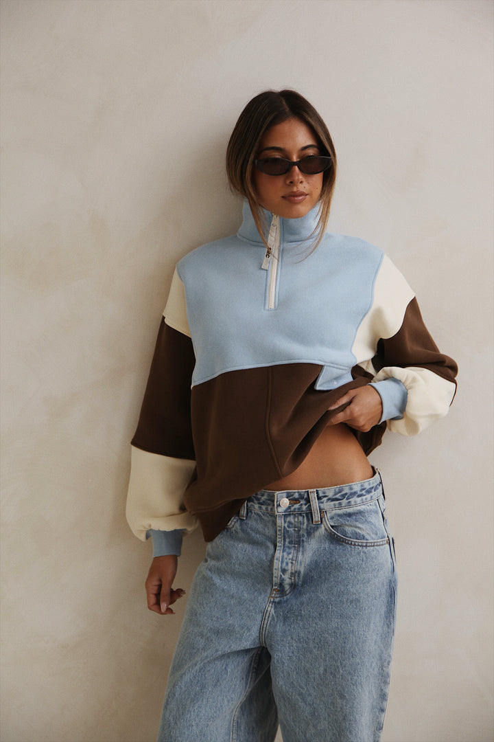 Retro Oversized Pullover 2.0 - Aspen
