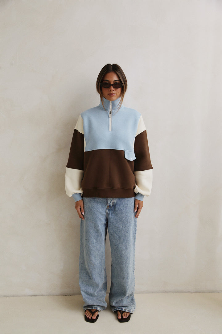 Retro Oversized Pullover 2.0 - Aspen