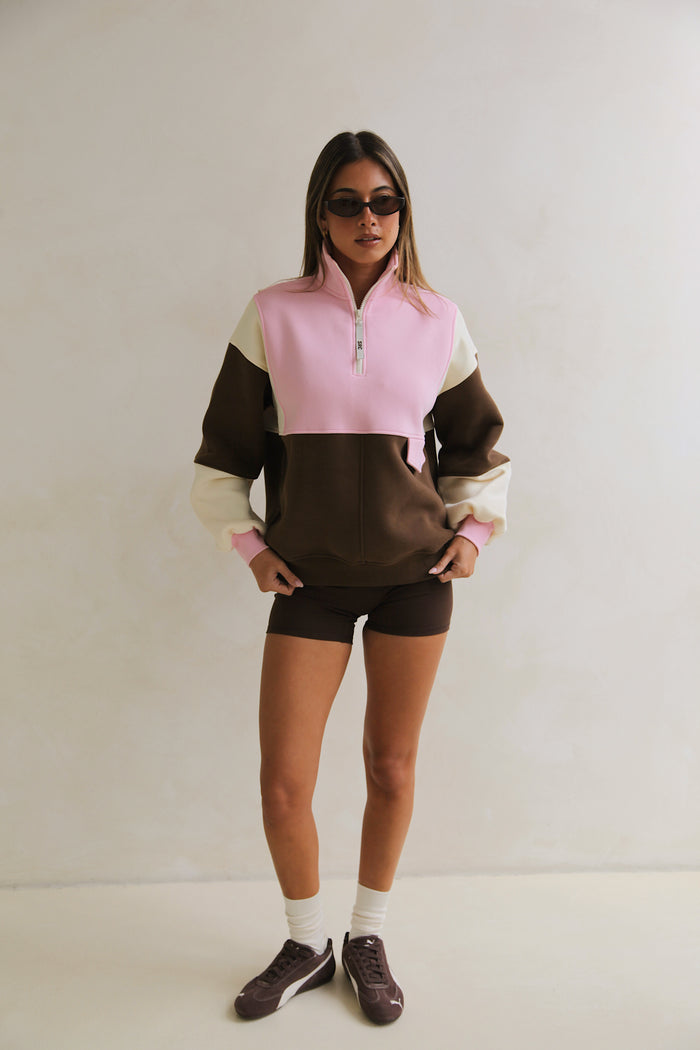 Retro Oversized Pullover 2.0 in Sienna by Skylaroseco