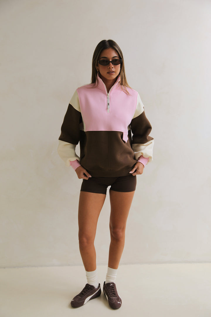 Retro Oversized Pullover 2.0 - Sienna