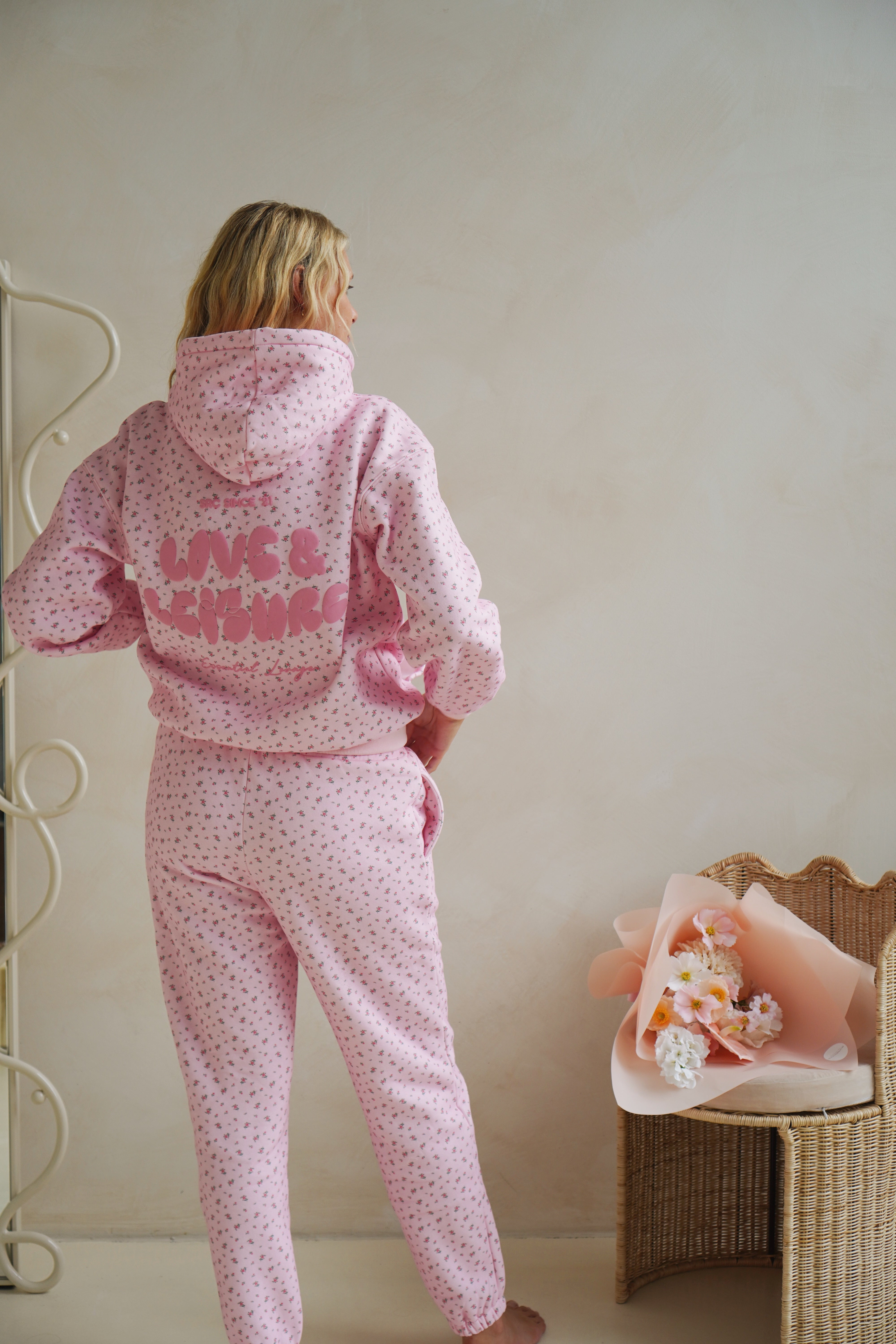 Love & Leisure Adults Hoodie - Floral Fantasy – skylaroseco