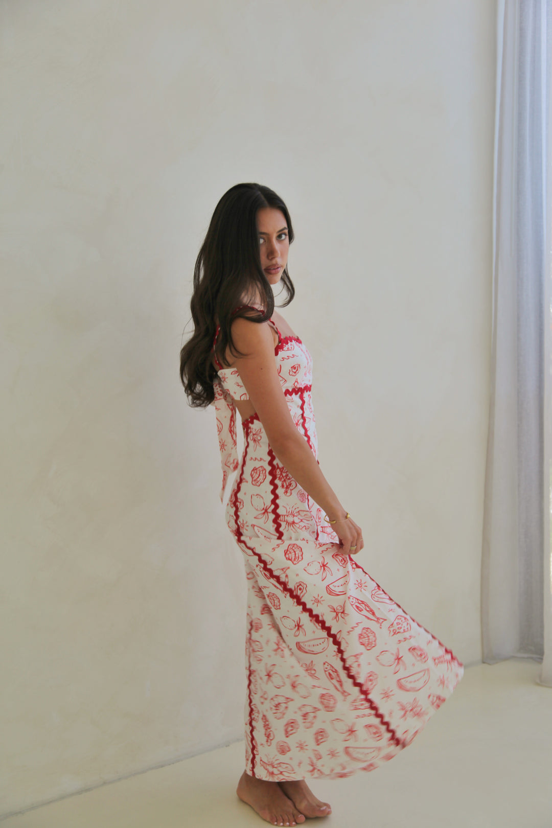 Maya Maxi Dress - Coastline