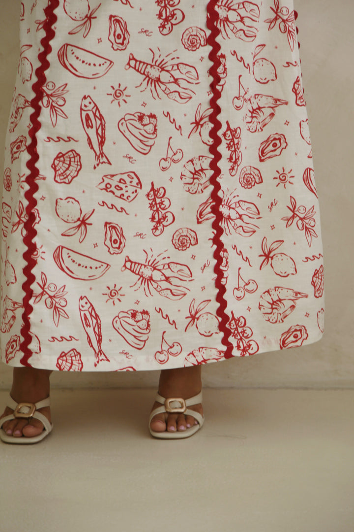 Maya Maxi Dress - Coastline