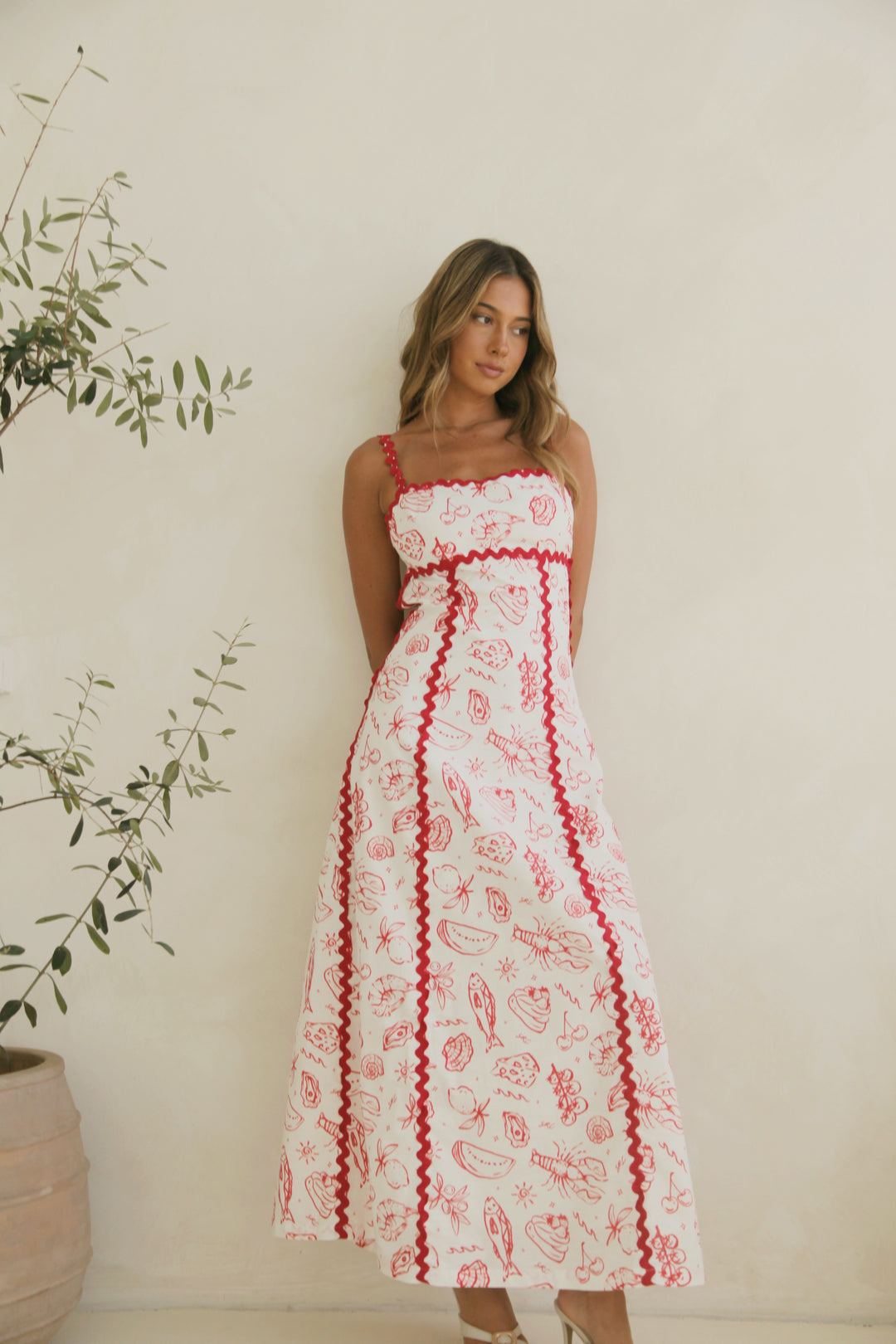 Maya Maxi Dress - Coastline