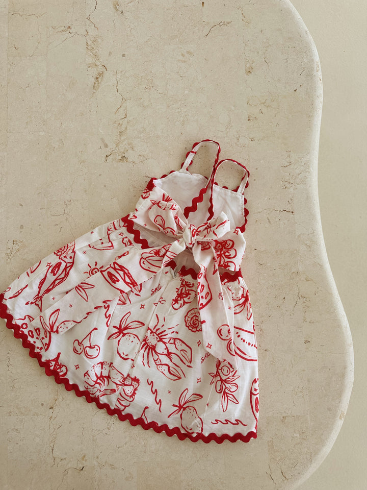 Solenne Linen Dress - Coastline