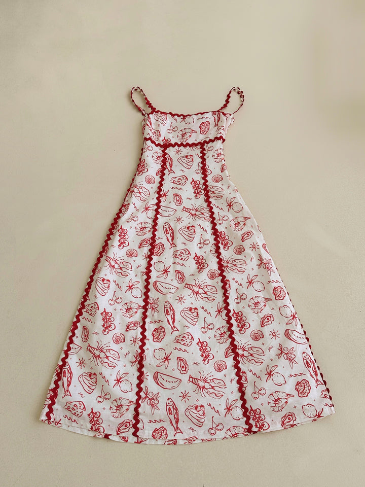 Maya Maxi Dress - Coastline