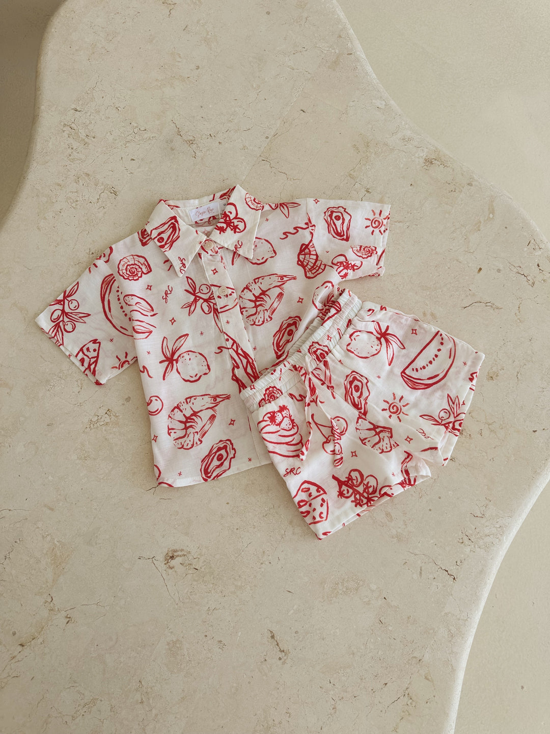 Kids Linen Set - Coastline