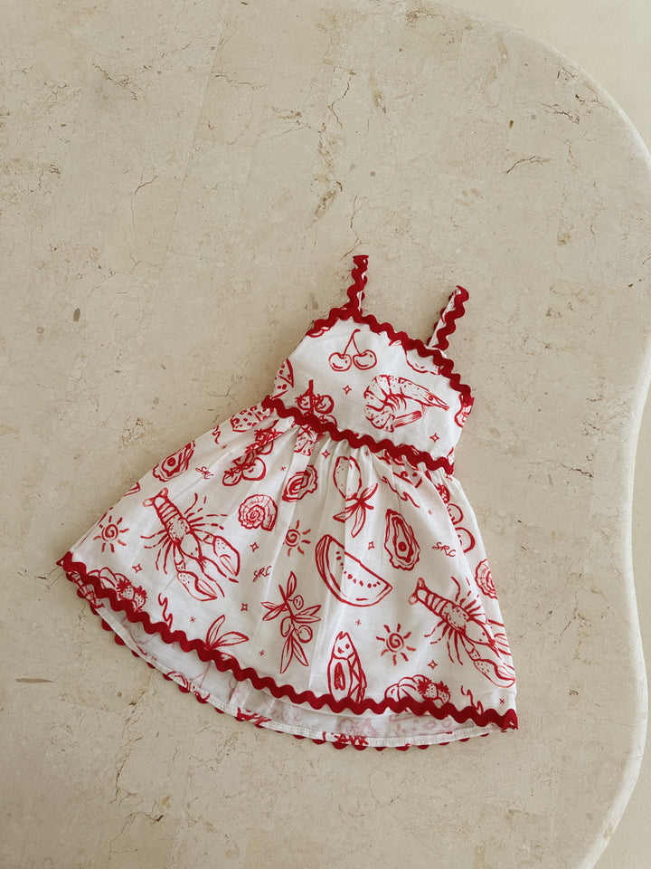 Solenne Linen Dress - Coastline