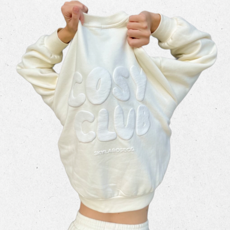 Cosy Club Adults Sweater - Cream